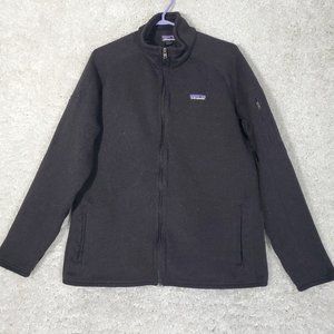 Patagonia Better Sweater Womens XL Black Full Zip Long Sleeve Fleece Gorpcore